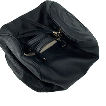 Load image into Gallery viewer, GUCCI Soho Interlocking G Mini Travel Bag Black282302 Leather
