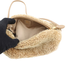 Load image into Gallery viewer, MIUMIU Pouch Beige5NE851 Leather Shearling
