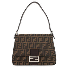 Load image into Gallery viewer, FENDI Zucca mamma bucket Brown26325 Leather Canvas
