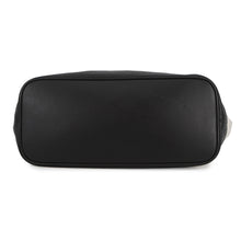 Load image into Gallery viewer, BALENCIAGA Navy tote Black/White374767 Leather Canvas
