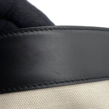 Load image into Gallery viewer, BALENCIAGA Navy tote Black/White374767 Leather Canvas
