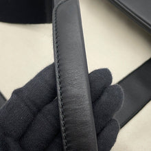 Load image into Gallery viewer, BALENCIAGA Navy tote Black/White374767 Leather Canvas
