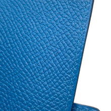 将图像加载到图库查看器中，HERMES Bearn Key Case Blue jellyfish Epsom
