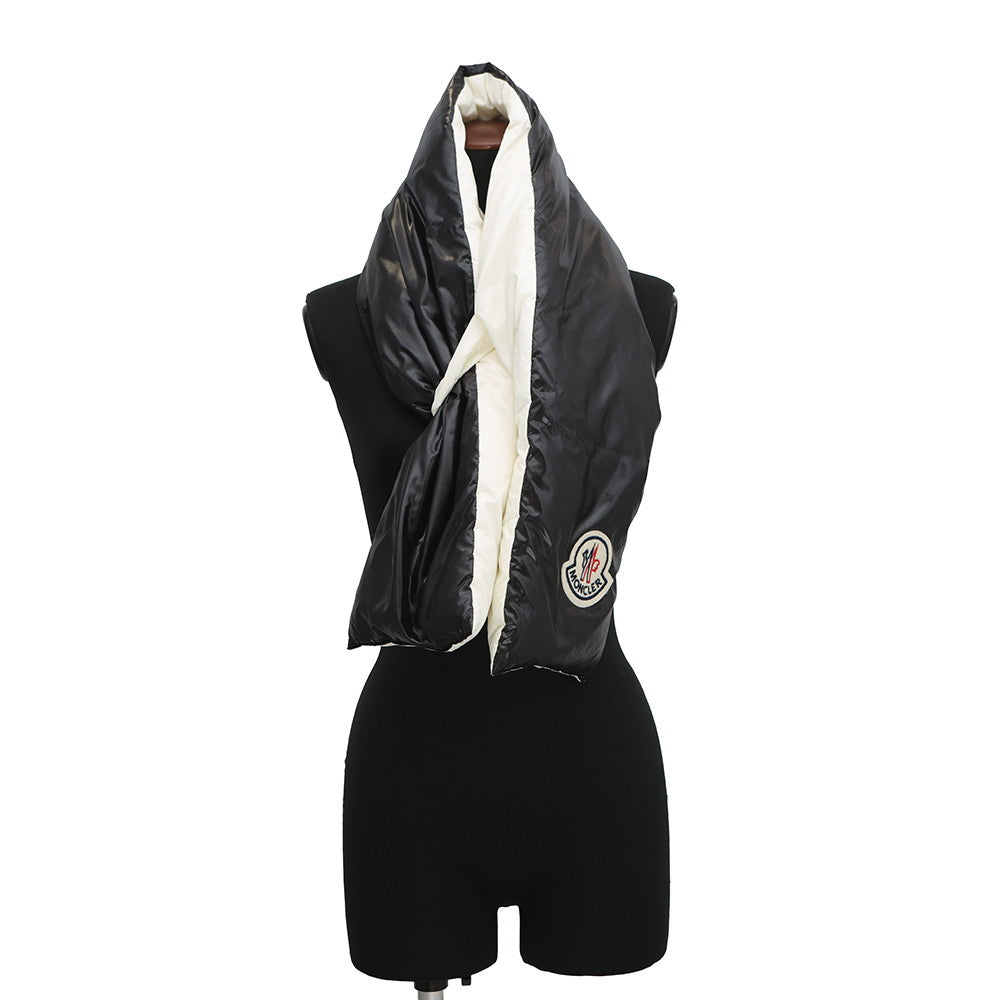MONCLER SCIARPA 黒 ストール Black Wool Scarf - Scarves & Gloves for Men | Moncler US