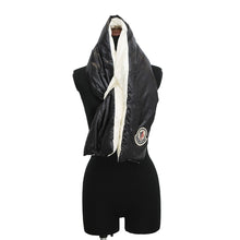 Load image into Gallery viewer, MONCLER SCIARPA Scarf Black/WhiteE20930000900 Nylon100%
