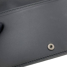 Load image into Gallery viewer, Bottega Veneta INTRECCIATO Chain wallet Black/Gold Leather/Nylon
