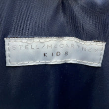 Load image into Gallery viewer, Stella McCartney Kids Heart Chain Shoulder Bag Navy Leather Glitter
