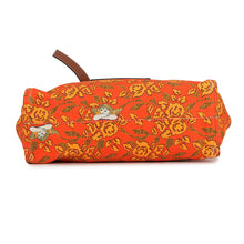 将图像加载到图库查看器中，LOEWE Paula's Ibiza Tote Bag Orange/Brown Canvas Leather
