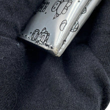 Load image into Gallery viewer, SAINT LAURENT PARIS Robot Clutch Bag Silver/Black397294 Leather
