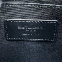 Load image into Gallery viewer, SAINT LAURENT PARIS Robot Clutch Bag Silver/Black397294 Leather
