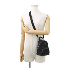 将图像加载到图库查看器中，MCM Stark Bebe Boo Shoulder Bag BlackMMKDSVE04BK001 Nylon Size Mini
