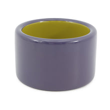 Load image into Gallery viewer, HERMES Bangle Size S/width 5cm Purple/Green LacquerWood
