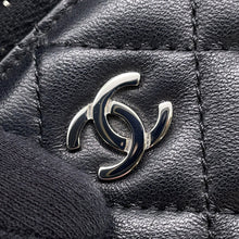 Load image into Gallery viewer, CHANEL Matelasse Zip Around Long Wallet BlackA50097 Lambskin
