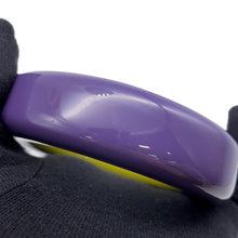 Load image into Gallery viewer, HERMES Bangle Size S/width 2cm Purple/Green LacquerWood
