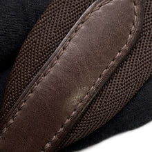 将图像加载到图库查看器中，HERMES Sucked Pansage Groom Rouge H/Chocolat Cotton Nylon Leather
