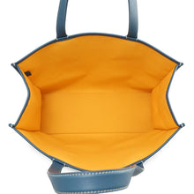 将图像加载到图库查看器中，GOYARD Villette Tote Bag Blue Canvas Leather Size MM
