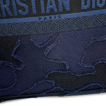 Load image into Gallery viewer, Dior Camouflage Book Tote Navy/Black Canvas Size Large
