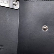 将图像加载到图库查看器中，GUCCI Guccissima 6-Key Case Black138093 Leather
