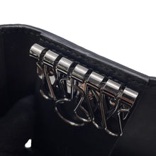 Load image into Gallery viewer, GUCCI Guccissima 6-Key Case Black138093 Leather

