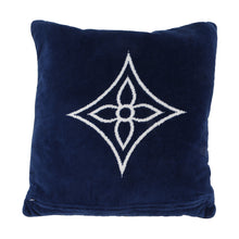将图像加载到图库查看器中，LOUIS VUITTON Coussin Plage LV Graphic Blue/WhiteM77626 Cotton100%
