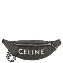 Load image into Gallery viewer, CELINE Triomphe belt bag Brown/Black/White195972 PVC
