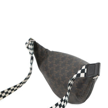 Load image into Gallery viewer, CELINE Triomphe belt bag Brown/Black/White195972 PVC
