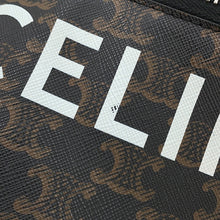 Load image into Gallery viewer, CELINE Triomphe belt bag Brown/Black/White195972 PVC

