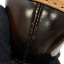 Load image into Gallery viewer, LOUIS VUITTON Woodcut Line Derby Shoes Brown/Beige Leather Wood Size 7
