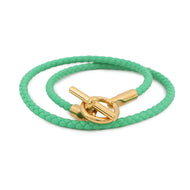 HERMES Grennan de Bourtour Bracelet VertComic Swift Leather