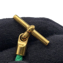 将图像加载到图库查看器中，HERMES Grennan de Bourtour Bracelet VertComic Swift Leather
