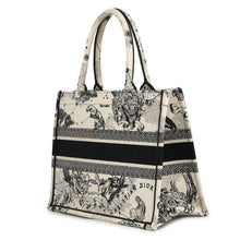 Load image into Gallery viewer, Dior Book Tote Zodiac Latte White/BlackM1296ZRHZ Canvas Size Medium

