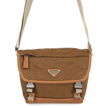 将图像加载到图库查看器中，PRADA Re-Nylon messenger bag Brown2VD066 Nylon Leather
