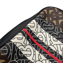Load image into Gallery viewer, BURBERRY TBMonogram Striped Camera Bag Brown/Black/White8021485 Leather PVC
