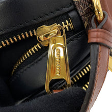 Load image into Gallery viewer, BURBERRY TBMonogram Striped Camera Bag Brown/Black/White8021485 Leather PVC
