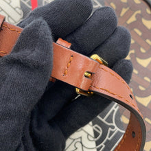 Load image into Gallery viewer, BURBERRY TBMonogram Striped Camera Bag Brown/Black/White8021485 Leather PVC
