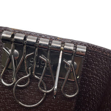 Load image into Gallery viewer, GUCCI GG Canvas 6-Key Case Beige/Brown127048 Canvas Leather
