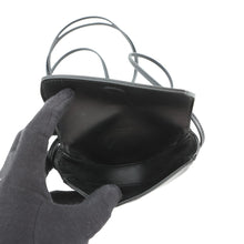 将图像加载到图库查看器中，CELINE Triangle Mini Shoulder Bag Black10I193DMO Leather
