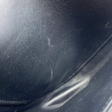 将图像加载到图库查看器中，CELINE Triangle Shoulder Bag Black19590 Leather
