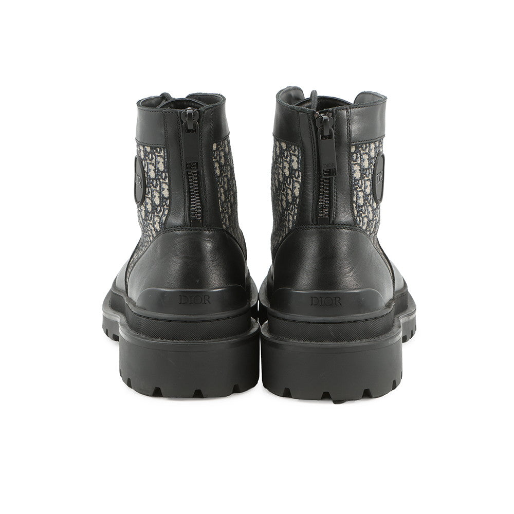 Dior Oblique Explorer short boots Black/Gray3BO296ZKD Leather