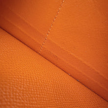将图像加载到图库查看器中，HERMES Kelly wallet long Orange Epsom

