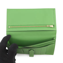 将图像加载到图库查看器中，HERMES Beansufla Vert Yucca Epsom
