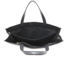 Load image into Gallery viewer, Valextra Valextra 2-Way Tote Black/Ivory Leather
