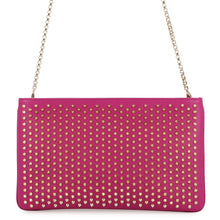 Load image into Gallery viewer, Christian Louboutin Studded ChainShoulder Pink Leather
