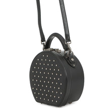 Load image into Gallery viewer, SAINT LAURENT PARIS Mikabox Studded 2WAY Handbag Black544378 Leather
