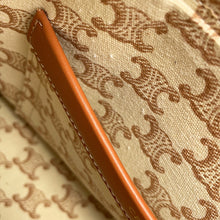 将图像加载到图库查看器中，CELINE Triomphe Covertise 2WAY Bag Beige/Brown199162FRF Canvas Leather Size Small
