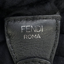 将图像加载到图库查看器中，FENDI Strap you Black8AV077 Fur Leather
