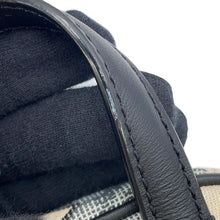 Load image into Gallery viewer, MCM Vintage Jacquard Phone Shoulder Bag Black/Gray/WhiteMMRBATQ02EG001 Canvas Leather
