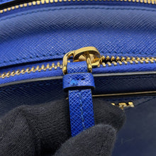 将图像加载到图库查看器中，PRADA Odette 2WAY Bag Blue1BH123 Leather
