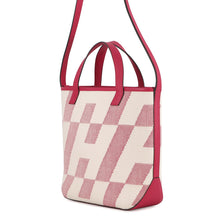 将图像加载到图库查看器中，HERMES H Ambie Framboise Toile H Swift Leather Size PM
