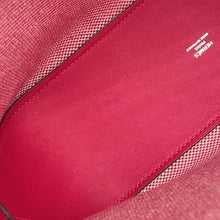 Load image into Gallery viewer, HERMES H Ambie Framboise Toile H Swift Leather Size PM
